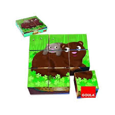 Puzzle 9 cubes 6 images